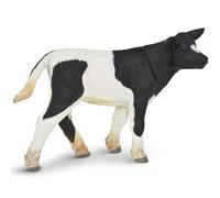 Figurita de ternero Holstein | Modelo realista de 3,25" | Juguetes para Niños | No tóxicas y Libres de BPA | Apto para Niños de 3+ | Safari Ltd