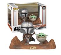 Figurita Funko Pop Star Wars: El Mandaloriano y Baby Yoda en Aventura