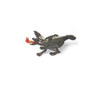 Figurita - PAPO - Dragón de ceniza - Gris - Pintada a mano - Muy realista
