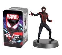 Figurita Spider-Man Miles Morales Caja De Metal Hero Collector Eaglemoss 11 Cm