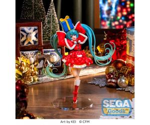 Figurita Vocaloid Hatsune Miku Luminasta Navidad 2024 Ver Sega