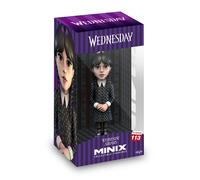 Miércoles Wednesday Addams Figura 11cm Texto Original En Serie Minix TV 113