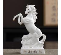 Figuritas De Caballos, Decoración Con Motivos Ecuestres Para El Hogar, Adornos De Escritorio, Recuerdos Con Motivos Del Zodiaco Para El Año Nuevo Lunar 2026(White)
