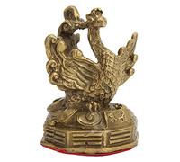 Figuritas de Fénix, Estatua de Fénix de Latón, Escultura de Feng Shui, Figuritas Decorativas de Fénix de la Suerte para la Colección de Decoración del Hogar