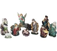 Figuritas de navidad de cerámica, 11 piezas