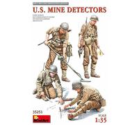 Figuritas Miniart U.S. Mine Detectors 1/35, Soldados U.S. WWII A