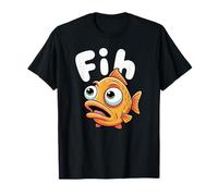 Fih Funny Stupid Fish Meme Humor Tonto Mal Escrito Juego de Palabras Animal Camiseta