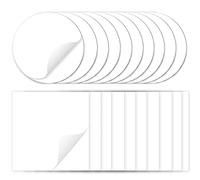 FIHODONE 20Pieza Parches Piscina Bajo Agua, Liner Piscina Kit de Reparación Parche Adhesivo,Transparente Parches Colchon Hinchable Parches