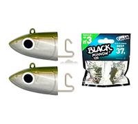 FIIISH - Black Minnow - N°3-2 Jig Heads Deep - 37G - Kaki - Bm346