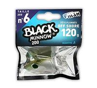 Fiiish Black Minnow - Señuelo de Vinilo para Pesca (señuelos, Need to be reviewed, Packs), Color Plateado, Talla UK: 120 g