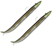 Fiiish Double Combo Off Shore Crazy Sand Eel No.1-10cm - 10g - Kaki - CSE800
