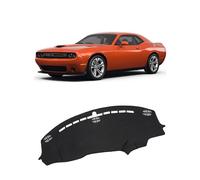 FIILINES Cubierta para salpicadero Compatible con Dodge Challenger 2015-2020 2021 2022 2023 2024, Accesorios Challenger, Protector de Malla Antideslizante, antirreflejos