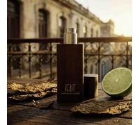FiiLiT parfum du voyage Agua de perfume Natural TUMBAO CUBA, Écrin de Bois, Mixto, Spray recargable, Tabaco de lima, Ron Piripiri Vetiver, Amaderado especiado, para unisex, 11 mL
