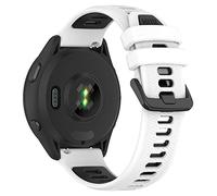 FiiMoo 20mm Correa de Repuesto de Silicona Ajustable para Withings ScanWatch Hybrid 42 mm/ScanWatch 2 42 mm/Steel HR 40 mm/Ticwatch 2/Ticwatch C2, Correa de Silicona, Blanco