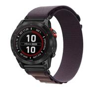 FiiMoo 22mm Nailon Correas para Garmin Descent G2/Descent G1/Fenix 8 47mm/Tactix 8 47mm/Quatix 7 Pro/Fēnix 7 Pro, Ajustable Pulseras de Repuesto, G-Hook Sport Trenzado Correa para Epix Pro 47 mm-Azul