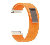 FiiMoo Nailon Correas para Garmin Forerunner 165/Garmin Venu 2 Plus/Garmin Vivoactive 5, 20mm Pulseras de Repuesto Ajustable, Correa de Elástica Ajustable para Garmin Venu Sq 2-Color Naranja