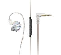 FIIO Auriculares intrauditivos JD10 - Versión de 3,5 mm o tipo C (transparente - 3,5 mm)