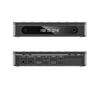 FiiO DM13BT - Reproductor de CD estéreo portátil Multifuncional con Bluetooth con batería de Larga duración, soporta extracción USB, Salidas ópticas/coaxiales/de 3,5 mm/4,4 mm (Bluetooth Negro)