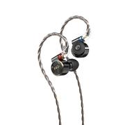 FIIO FD3 Pro Auriculares intraurales de Alta resolución 1DD Deep Bass Desmontable MMCX Conector con Conectores de 2.5/3.5/4.4 mm DLC Negro