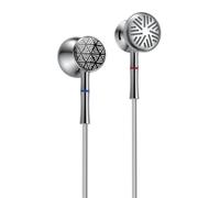 FiiO FF3 - Auriculares con Cable, 1DD, Graves Profundos, Vienen con Conectores de 3,5/4,4 mm de Alta resolución para Smartphone/PC/Laptop/Tablet (Plateado)