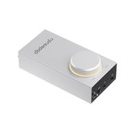 FiiO JadeAudio GIGAS 1 Amplificador de auriculares de escritorio de alta potencia, amplificador discreto clase AB, hasta 4600 mW + 4600 mW de salida equilibrada, salidas de 4,4 mm y 3,5 mm (plateado)