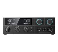 FiiO K15 negro Potencia de salida de auriculares 3 W Tipo de conector XLR 4 pines, Jack 4,4 mm, Jack 6,35 mm - Preamplificador de auriculares de alta fidelidad