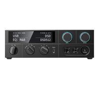 FiiO K17 negro - Preamplificador de auriculares de alta fidelidad, Jack 6,35 mm, Jack 4,4 mm, XLR 4 pines