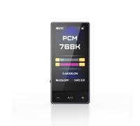 FiiO QX13 Amplificador DAC portátil, ES9027PRO 8-Ch DAC, 900 MW × 2, XMOS 16 núcleos, Ecualizador de 10 Bandas, Cuerpo de Fibra de Carbono, Pantalla a Color (Negro)