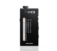 FiiO RR11 Receptor de radio estéreo FM de alta fidelidad portátil con sintonización PVR analógica, graves + efectos de sonido 3D, 64 MHz-108 MHz (negro)
