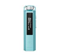FiiO SnowSky Echo Nano - Reproductor de MP3 portátil retro con rueda de desplazamiento de la punta del dedo, salida de 3.5 mm, DAC USB, controles en línea y soporte DSD/FLAC (azul cielo)