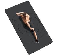 Fiita Colchoneta de yoga 200 x 100 cm de largo y ancho y 6 mm de espesor colchoneta deportiva TPE almohadilla de fitness antideslizante Pilates entrenamiento de fitness resistentes al desgaste