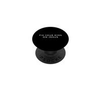 Fija Tus Ojos en Jesús Minimalista Cristiano PopSockets PopGrip Adhesivo