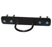 Sveltus Fixation Battle Rope Fijación para Correa de suspensión, Unisex Adulto, Negro