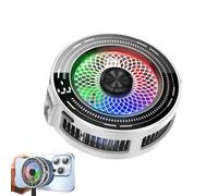 Fijación de enfriador móvil - de reducción de calor rápido, diseño de motor silencioso sin escobillas, parámetros de velocidad ajustables, estructura ligera de transporte de bolsillo |