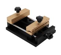 Fijación de mesa para máquina de marcado, fijación de aluminio con grosor de sujeción de 0-5mm, soporte para corte de láminas metálicas, abrazadera sin instalación para máquina de marcado