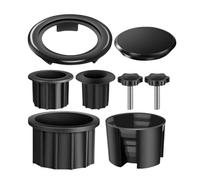 Fijación de soporte para sombrilla de terraza | Juego de tornillos y tapones de fijación para portasombrillas, accesorios básicos de montaje para sombrilla para terraza y playa