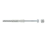 Fijación del marco de pared con taco de nailon 10 x 200 cm, tornillo de cabeza hexagonal de encolerette casquillo TX KPR-FAST K, paquete de 25 unidades