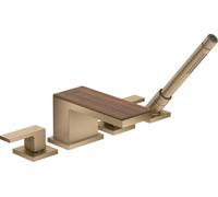 Fijación para bañera de 4 agujeros hansgrohe AXOR MyEdition, sin placa, 47432140, Color: Bronce cepillado