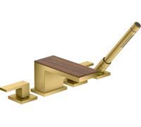 Fijación para bañera de 4 agujeros hansgrohe AXOR MyEdition, sin placa, 47432250, Color: Óptica de oro cepillado