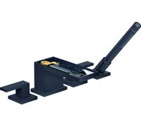 Fijación para bañera de 4 agujeros hansgrohe AXOR MyEdition, sin placa, 47432670, Color: negro mate