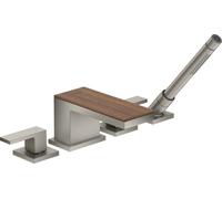 Fijación para bañera de 4 agujeros hansgrohe AXOR MyEdition, sin placa, 47432800, Color: Óptica de acero inoxidable