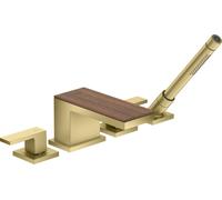 Fijación para bañera de 4 agujeros hansgrohe AXOR MyEdition, sin placa, 47432950, Color: Latón cepillado