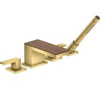 Fijación para bañera de 4 agujeros hansgrohe AXOR MyEdition, sin placa, 47432990, Color: Óptica Oro Pulido