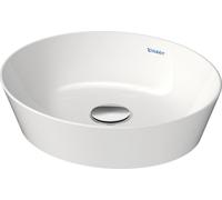 Fijación para fregadero Duravit Cape Cod, 400x360 mm, sin banco con agujero para grifo, sin rebosadero, 23284026001, Color: Color interior blanco, color exterior blanco seda mate, con WonderGliss