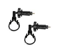 Fijación para lámpara de antorcha de bicicleta, fijación de iluminación para manillar de rotación de 360 grados, correa de luz de bicicleta, para ciclismo, conducción de noche, caminos, carretera, V