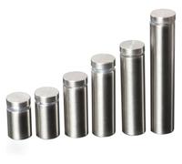 Fijaciones de Separación, Espaciadores de Acero Inoxidable, 16x25-100 mm, Paquete de 10 for Montaje de Anuncios de Vidrio Acrílico(16x60mm)