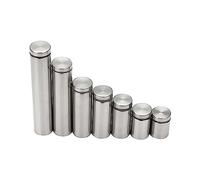 Fijaciones de separación, tornillos espaciadores de acero inoxidable, 12 mm x 20-100 mm, paquete de 10 for montaje de vidrio y acrílico(12x50mm)