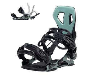 Fijaciones Snowboard SP Core Automaticas Tipo Flow. Fijaciones de Snow Tallas S M L XL para Hombre y Mujer Color Negro. Freestyle y Freeride Step on (L 43-45 EU) Step on