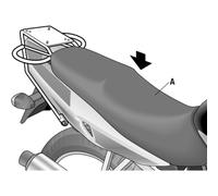 SHAD TOP MASTER SUZUKI GS 500 Conexión en mayúsculas, negro