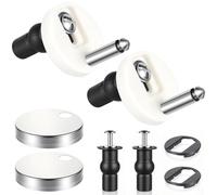 Fijaciones universales para asiento de inodoro de liberación rápida, bisagras de asiento de inodoro, fácil instalación y accesorios, accesorios de asiento de inodoro de liberación rápida para agujeros